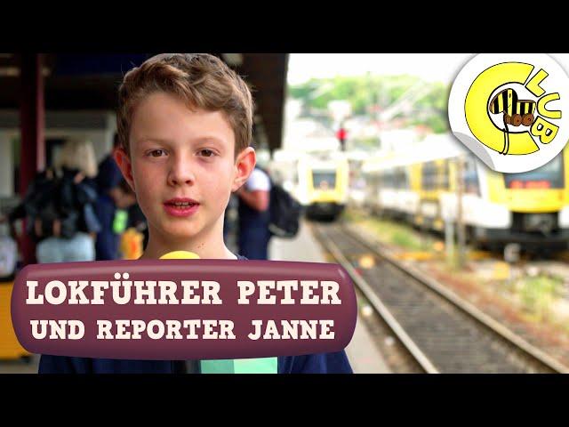 Reporter Janne unterwegs mit Lokführer Peter | Tigerenten Club | SWR Plus