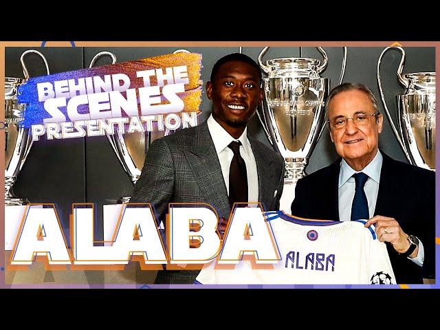 What you DIDN'T SEE at DAVID ALABA's Real Madrid PRESENTATION!