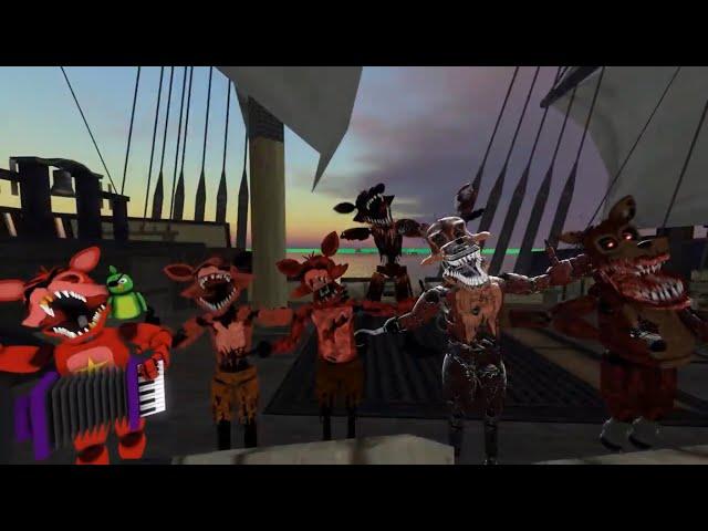 [FNAF/SFM] Foxy The Pirate sings Wellerman [600 sub special part 2] #fnaf #foxy