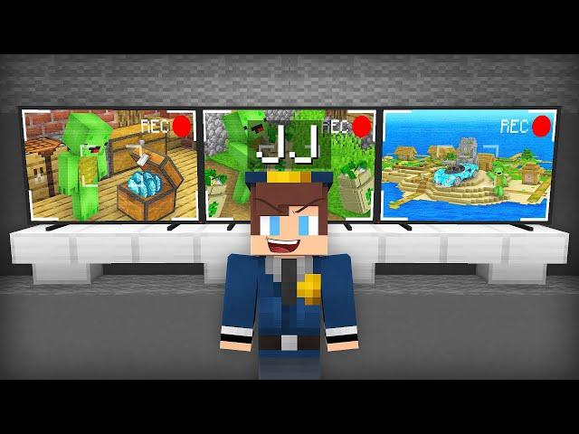 JJ FBI Use Cameras To Arrest Mikey in Minecraft (Maizen)