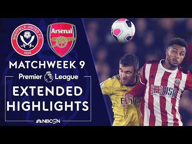 Sheffield United v. Arsenal | PREMIER LEAGUE HIGHLIGHTS | 10/21/19 | NBC Sports