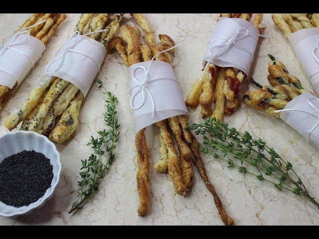 Twists 5 different ways using puff pastry!