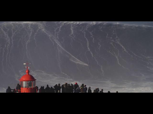 Giant wave surfed by Sebastian Steudtner 01/18/2018  Nazare