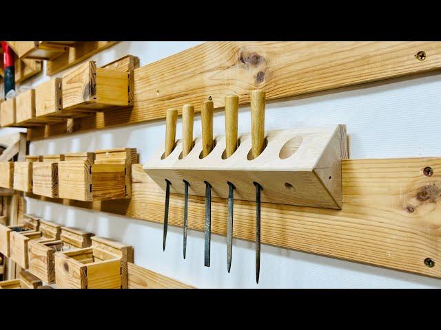 How to Make a Wall Mount by Drilling and Cutting Diagonally / Woodworking DIY