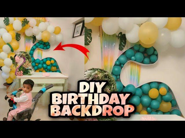 Diy Dino Balloon Mosaic | Birthday Backdrop