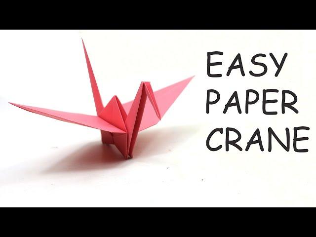 How To Make a Paper Crane - Origami Crane Easy - Step by Step Tutorial