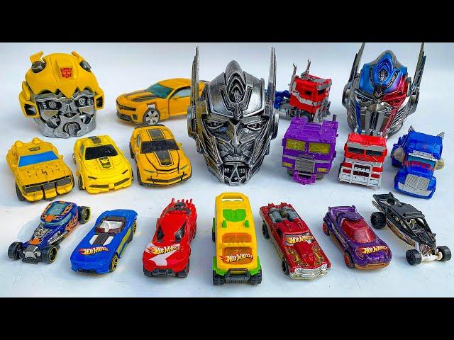 Unusual HOT WHEELS Car TRANSFORMERS Toys | BUMBLEBEE vs OPTIMUS Prime Rise of the BEASTS Unicron