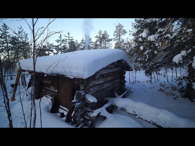 4 days in an old hut. Cheeky beavers. Soup on the fire.