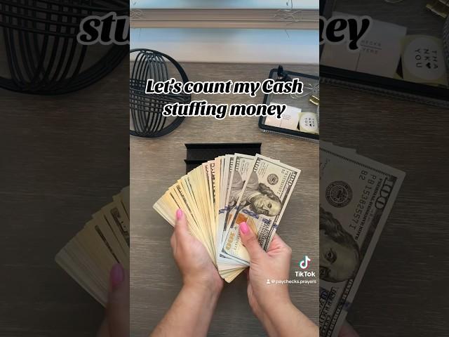 ASMR Counting Cash Stuffing money from our full time income!  #asmr #cashenvelopesystem  #money