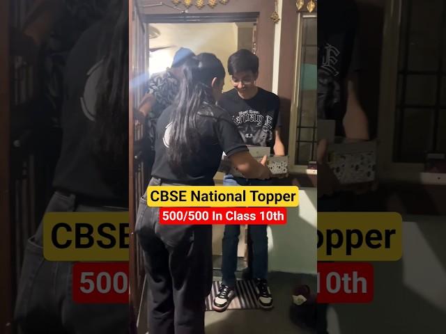 CBSE National Topper  | 500/500 #physicswallah #cbse