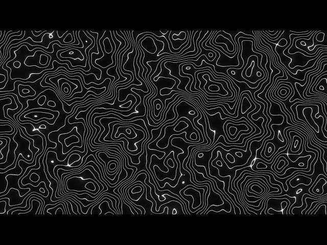 1 Hour of Dark Abstract Height Map Pattern Loop Animation | QuietQuests