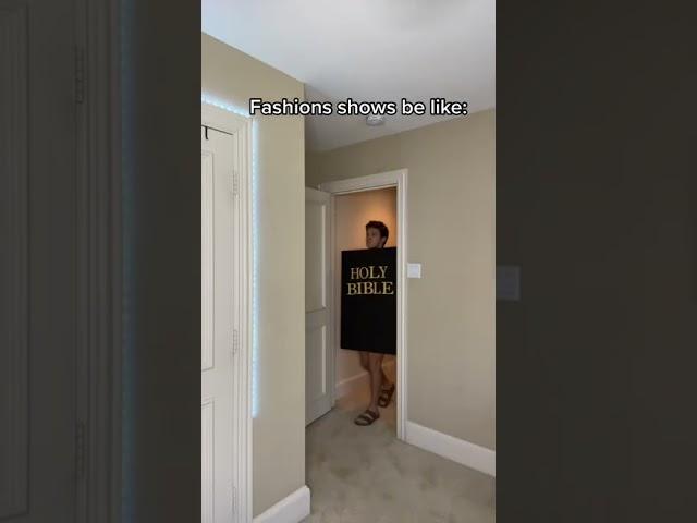 Fashions shows be like -joechristianguy #shorts