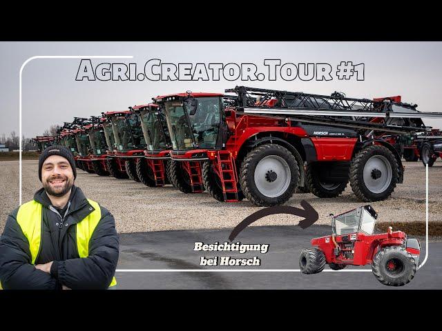 Agri.Creator.Tour Teil 1 | Besichtigung Horsch Produktionen | tractorbook Vlog #32