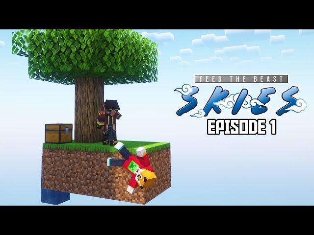 I started a new adventure in Minecraft Modded! FTB Skies Episode 1