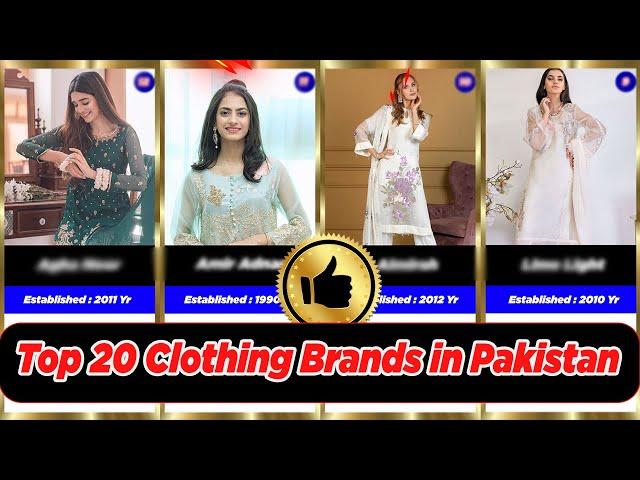 [TOP 20] Latest & Best Clothing Brands in Pakistan (MUST CHECK)