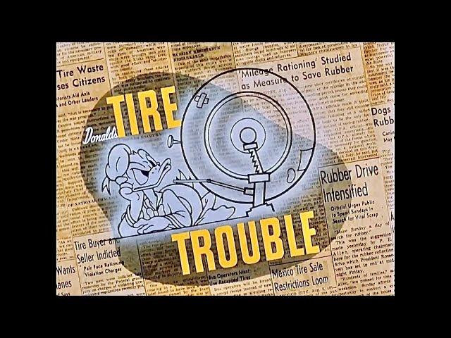 Donald Duck - Donald’s tire trouble (Reversed)