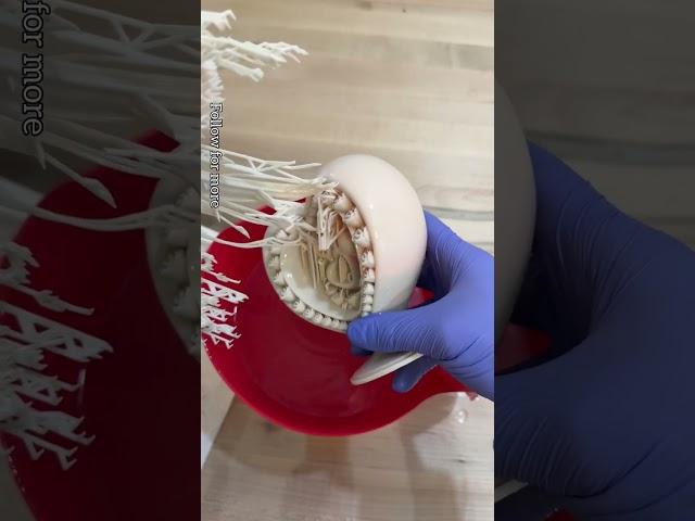 The best way to easily remove 3D printed supports: hot water! Also a satisfying asmr!