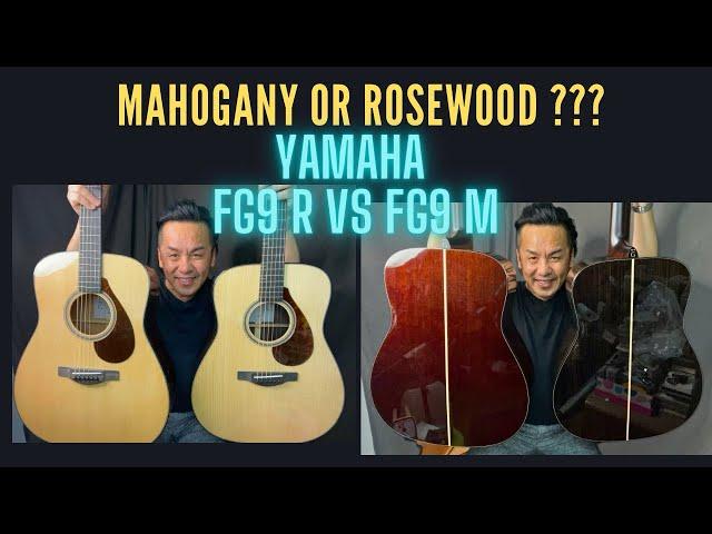 SHOOTOUT - Yamaha FG9 R VS FG9 M. Guitar Review in Singapore