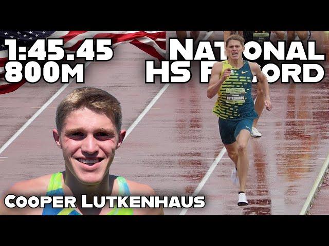 Cooper Lutkenhaus 800m National Record
