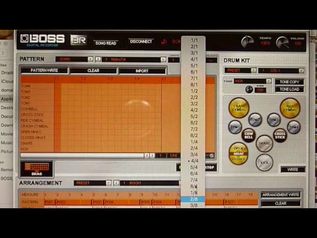 BR-800 Rhythm Editor