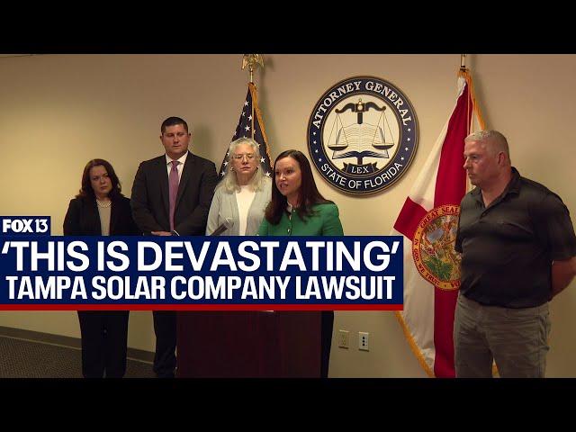 Ashley Moody: Solar company accused of scamming customers