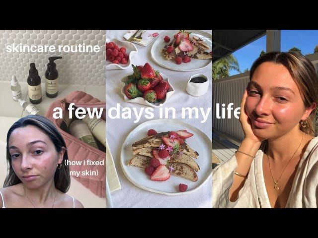 vlog - a few days in my life & my skincare routine | lolita olympia