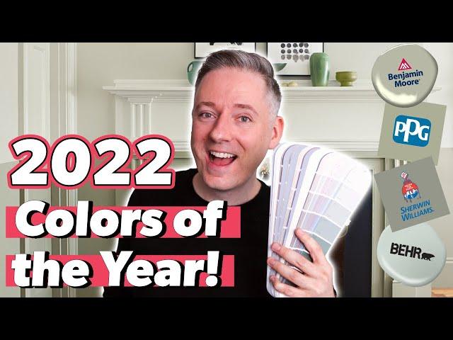 2022 COLOR TRENDS  | Colors of the Year REVEALED!