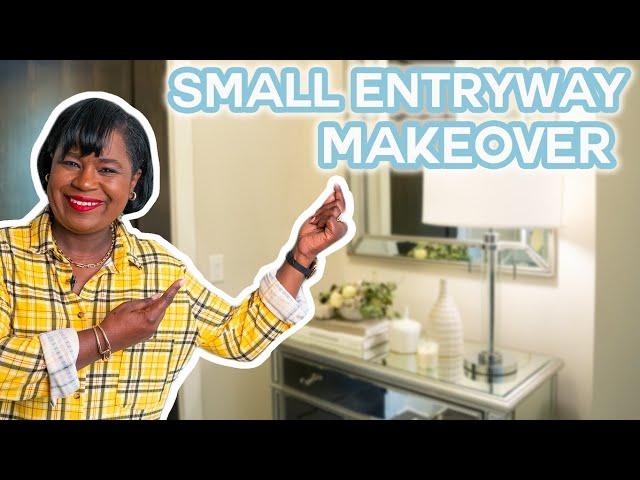 Small Entryway Makeover & Organization