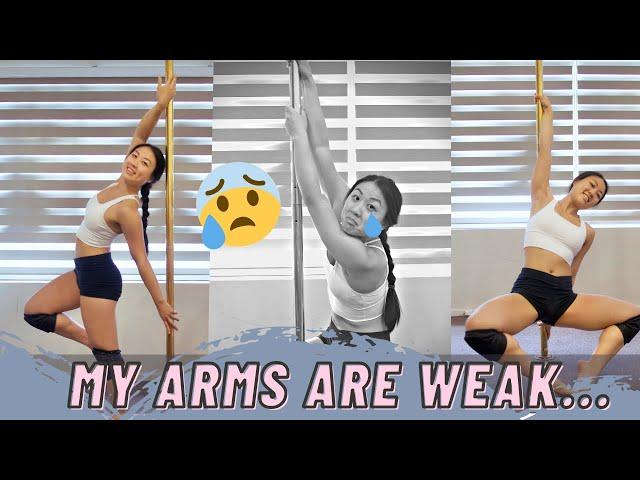 15 Pole Dance Moves for Beginners with 'Weak' Arms (Part 1)