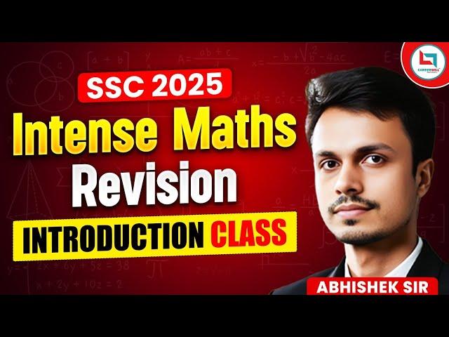 Intense Maths Revision | IMR | Free Class-1 | #cgl2025 #ssc2025 #careerwillNEXT