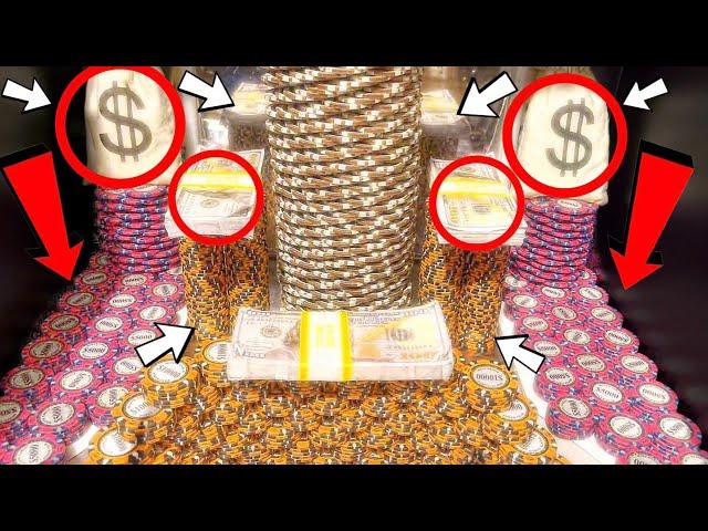 $200,000,000.00 BUY IN “MAJOR RISK” PLAYING THE HIGH RISK COIN PUSHER MACHINE! || MEGA WIN ||