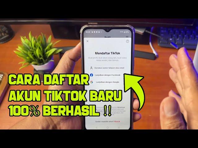 Cara membuat akun baru di tiktok terbaru 2024