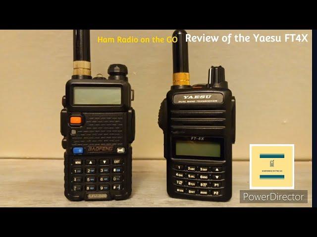 Review of the Yaesu FT4X. Baofeng UV5R or Yaesu FT-4XR? Side by Side Comparison! #hamradio #yaesu