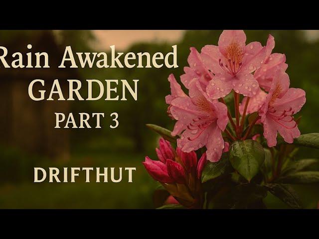 Rainy Garden Blooms | Part 3 of DriftHut Rainy Days