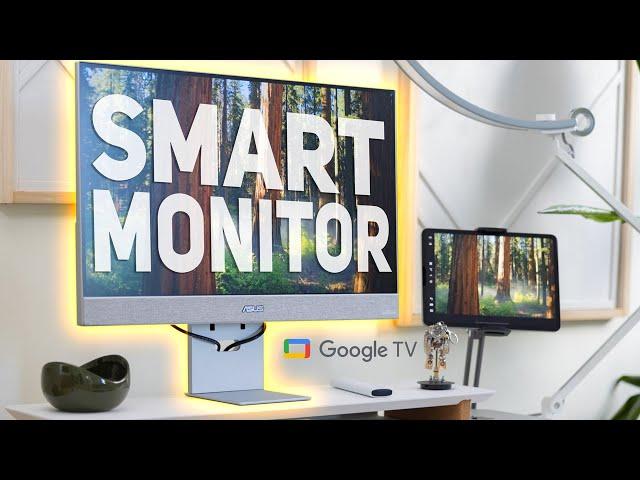 Ultimate Google TV Smart Monitor | ASUS ZenScreen Smart MS27UC