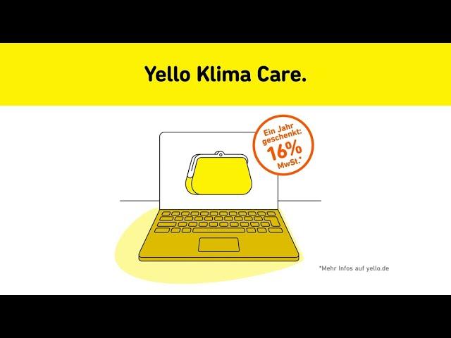 Yello TV-Spot | "Mehr Yello"-Kampagne | Marke kWhapp+KlimaCare MwSt |  30Sek