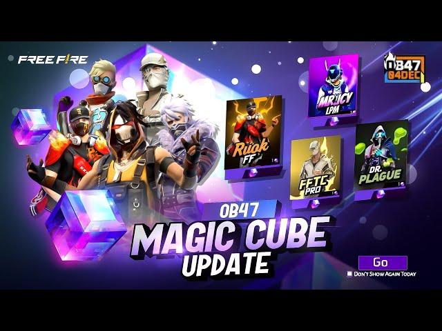 New Magic Cube Store Update Confrim Free Fire| Poker Mp40 Return Bangladesh server | FF New Event