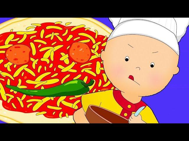 Caillou Macht eine Pizza | Die Neuen Abenteuer von Caillou | Caillou auf Deutsch