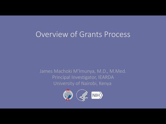 Overview of Grants Process