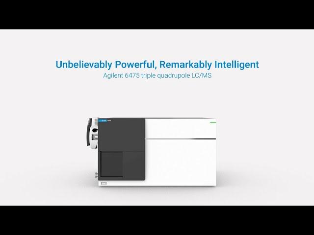 New Agilent 6475 triple quadrupole LC/MS - see how it works!