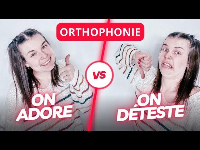 CE QUE VOUS AIMEZ ET DETESTEZ DANS LE METIER D'ORTHOPHONISTE