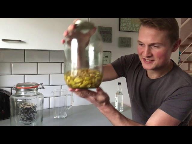 Nalewka - Making Polish Liquor. English Owen makes Nalewka