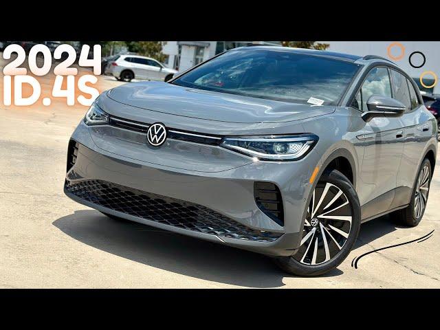 2024 VW ID.4 S In Pure Gray Paint Is A Stealthy and Stylish Family EV Crossover