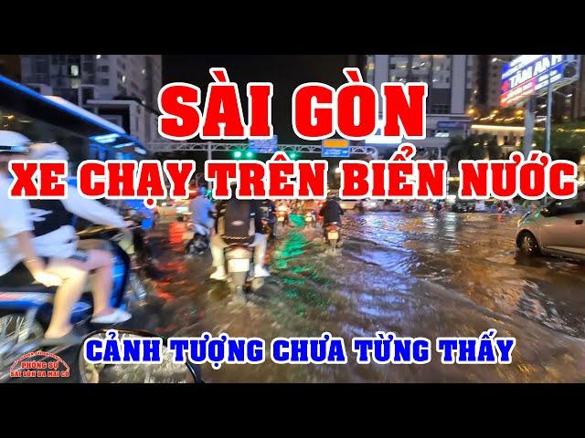 SÀI GÒN CẢNH TƯỢNG CHƯA TỪNG THẤY HÀNG TRIỆU NGƯỜI CHẠY TRÊN BIỂN NƯỚC