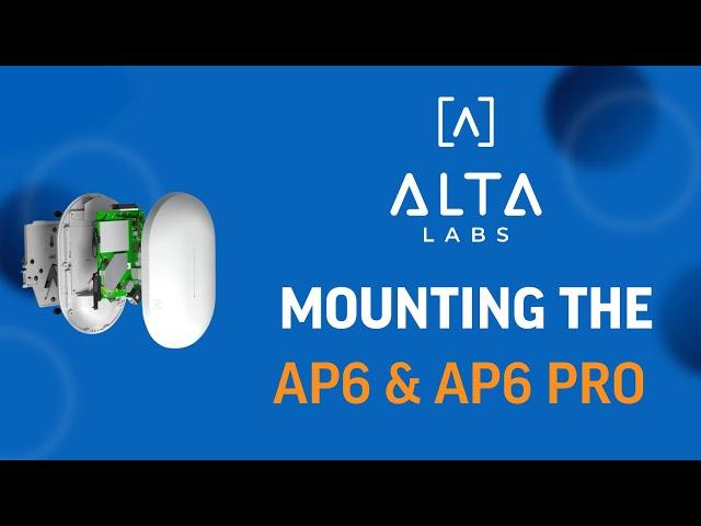 Mounting the AP6 & AP6 Pro | Alta Labs I Powertec Wireless Technology