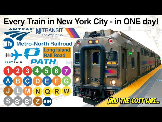 ALL TRAINS 2025 - LITERALLY!!! I ride them ALL!