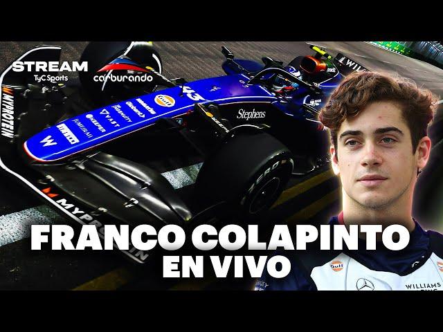 EN VIVO  FRANCO COLAPINTO en la FÓRMULA 1 junto a CARBURANDO | Vivilo en TyC Sports