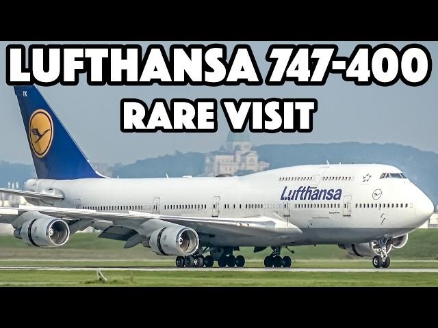 RARE VISIT: Lufthansa Boeing 747-400 (B744) action in Montreal (YUL/CYUL)