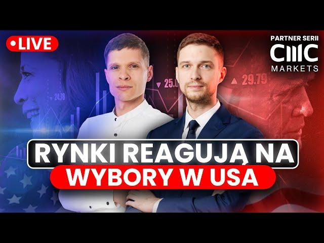 Wybory w USA trzęsą rynkami. Jak reagują giełdy, dolar i bitcoin?