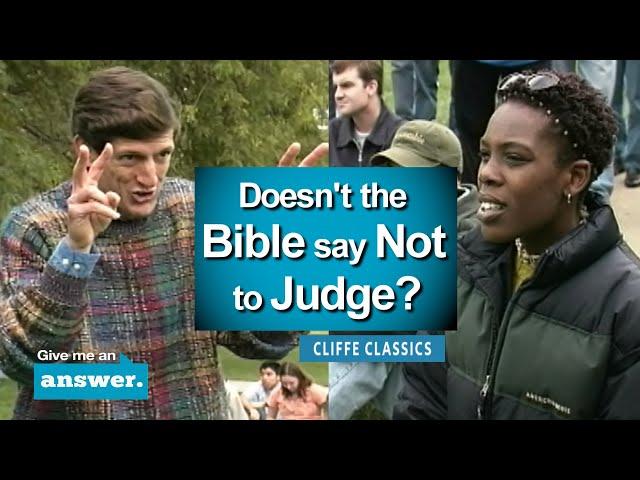 Cliffe Knechtle | "Do Not Judge," but, "Beware False Prophets." | Give Me An Answer